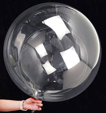 36 Inch Bobo Balloons, Large Bubble Balloons | Transparent Bubble Balloon by Aredpoook