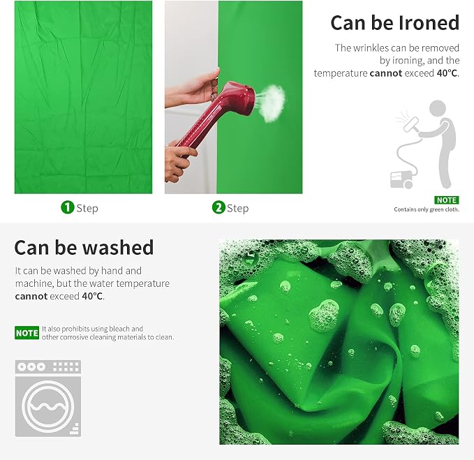 NEEWER 6x9 feet/1.8x2.8m Photo Studio 100% Pure Polyester Collapsible Backdrop - Image 3