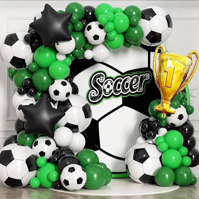 150Pcs Soccer Balloon Garland Arch Kit by Unknown
