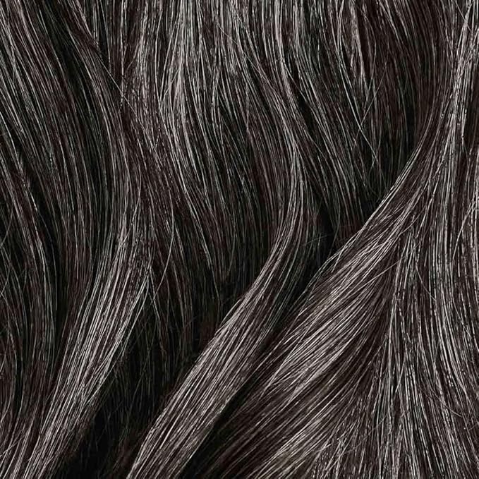 Luxy 100% Remy Human Hair – Halo Clip-In Hair Extensions –Natural Looking Volume & Length - One-Piece - Easy 5-Min Application 180 grams 20" Dark Gray Halo