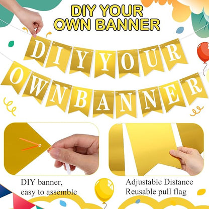 Mooliwe 171 Pcs DIY Custom Banner Kit Make Your Own Customizable Sign - Image 3