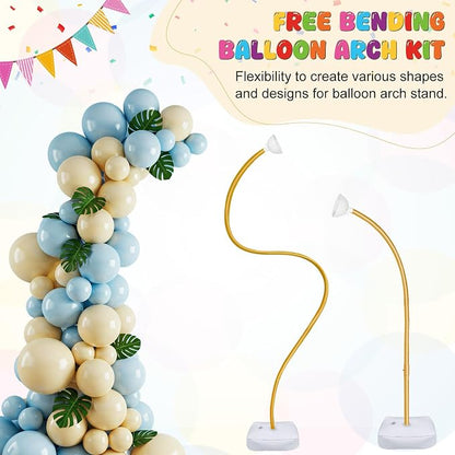 LED Balloon Arch Stand with Base 9.35FT/6FT Balloon Arch Frame - Image 6