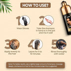 Hair Color Shampoo – 5 in 1 Hair Dye Shampoo for Grey Hair - Instant Hair Dye with 100% Color Accuracy Enriched with Natural Ingredients - Ammonia Free - 500ml (Black)