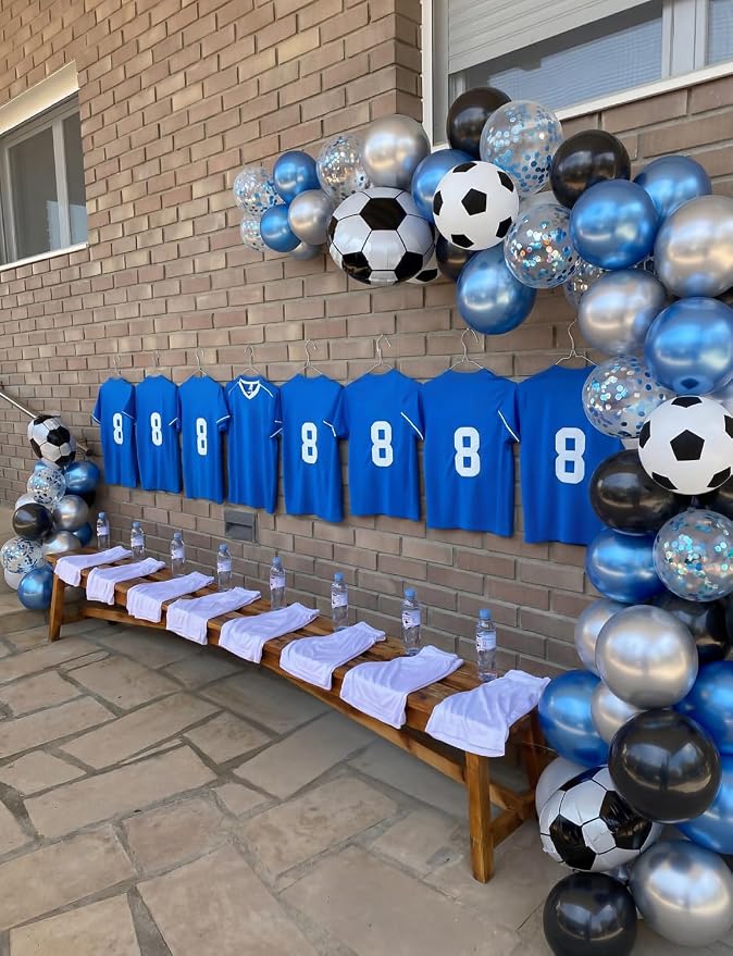 Soccer Balloons, Soccer Print Confetti Balloons - Image 5