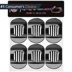 RC ROCHE 6 Pcs Flat Claw Hair Clips for Women Thick Hair French Round Duckbill Square Secure Strong Hold Grip Clamps Barrettes Curved No Slip No Crease Plastic Styling Cute, Medium Black