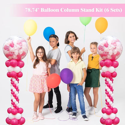 6 Set Heavy-Duty Balloon Column Stand Kit - Image 5