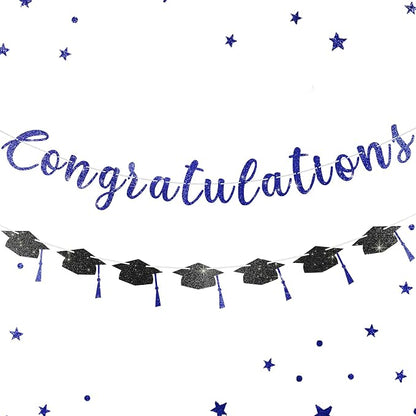 Pre-Strung Congratulations Banner Glitter Congratulations Banner by Unknown
