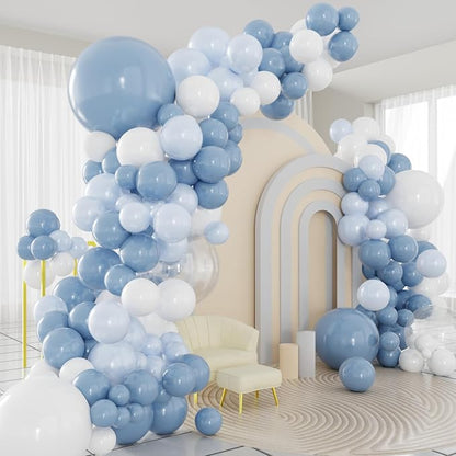 Dusty Blue Balloons Arch Kit by PATYDECRO