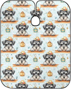 Lightweight Salon Cape, Schnauzer Cute Dog Haircut Hairdressing Cloth Apron Haircut Barber Gown for Barbers