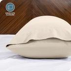 Bare Home Microfiber Body Pillow Cover - Ultra Soft & Cooling - Double Brushed - Envelope Closure - Easy Care (20''x54'' Body Pillow Cover, Sand)