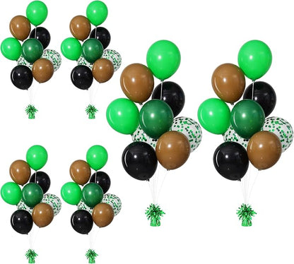 Green Balloon Weights Pack of 6 - Image 3