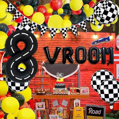 134pcs Race Car Balloon Party Supplies - Image 6