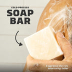 Dr. Squatch Natural Bar Soap for Men Variety Gift Set - Cold Process Soap No Harsh Chemicals - Rainforest Rapids, Coconut Castaway, Fresh Falls, Summer Citrus & Eucalyptus Greek Yogurt (5 oz, 5-Pack)