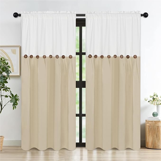 Farmhouse Cotton Linen Curtains - Image 9