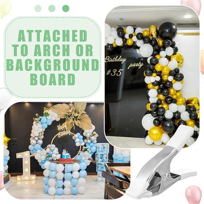 LemonRoad 24 Pack Balloon Arch Clips 1.97 Inch Metal Spring Clamps Strong Clips - Image 6