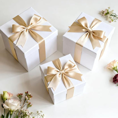 KINGLAKE Champagne Gold Satin Ribbon - Image 4