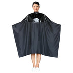 Professional Salon Cape Polyester Haircut Apron Shampoo & Chemical Resistant Haircut Cape,54”x62”,Black,C007013C-B