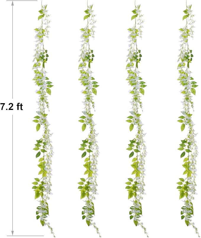 Lvydec Wisteria Artificial Flowers Garland - Image 4