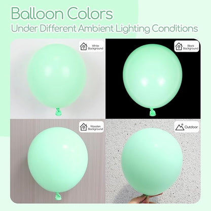 Mint Green Balloons 12inch, Mint Latex 50pcs Party Balloons | Wedding, Baby - Image 3