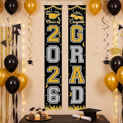 Graduation Banner 2026, Class of 2026 Banner, Indoor Outdoor Graduation Party - Image 4