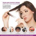 Vegetal Bio Colour Burgundy 150g, 100% Herbal and Organic Hair Color, Ammonia-Free, PPD-Free, Semi-Permanent Dye for Men and Women, Protects UV and Maintains Luster, Complete Kit Included