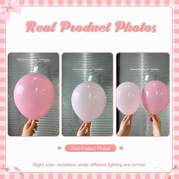 Pink Balloon Arch Kit, Different Sizes - Image 5