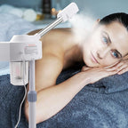Winado Professional Facial Steamer with Touch Screen, Esthetician Steamer Humidifier Face Spa Mist Steam for Home Beauty Salon, Personal Skin Care Deep Cleaning, White