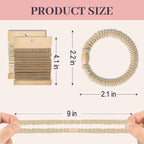 JIIRS 20PCS Boho Hair Ties,Elastic Bracelets,Elastic Hair Ties, Hair Bands For Ponytails,Ponytail Holder for Thick or Thin Hair,Boho Hair Bracelets No-Damage For Daily Life, Sport, Working(Set4)