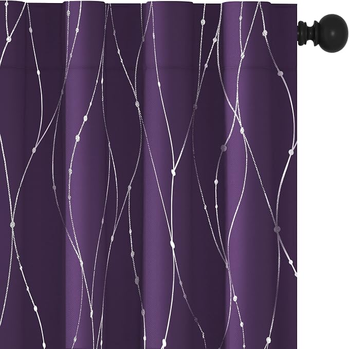 Deconovo Blackout Back Tab Curtains by Unknown
