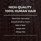 Lashey Seamless Clip in Hair Extensions Human Hair 130g 9pcs #2 Dark Brown 16 Inch Kinky Straight Clip in Hair Extensions Real Human Hair with Flat PU Invisi Edge Full Pack