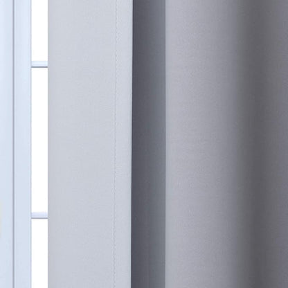 Yakamok Ombre Curtains Black and Greyish White - Image 7