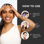 Style Factor EDGE BOOSTER Hair Wax Stick Pomade with Beeswax | Strong Hold Slick Stick for Flyaways, Edges & Baby Hair for Sleek Buns & Ponytails | Stocking Stuffers for Women Girls Teen | Blueberry