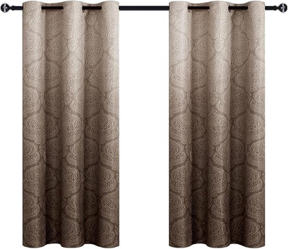 DWCN Ombre Blackout Curtains for Bedroom - Image 9