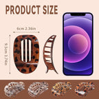 Hair Clips Flat claw clips for women,Non Slip Hair Claw Clips for thick hair and thin hair, French ergonomic hair accessories Set
