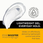 Style Factor EDGE BOOSTER® Strong Hold Styling Gel | Alcohol-Free Hair Gel with Camellia Sinensis Seed Oil for Curly, Wavy & Sleek Styles | Frizz Control, Long-Lasting and Flexible Hold (16.9oz)