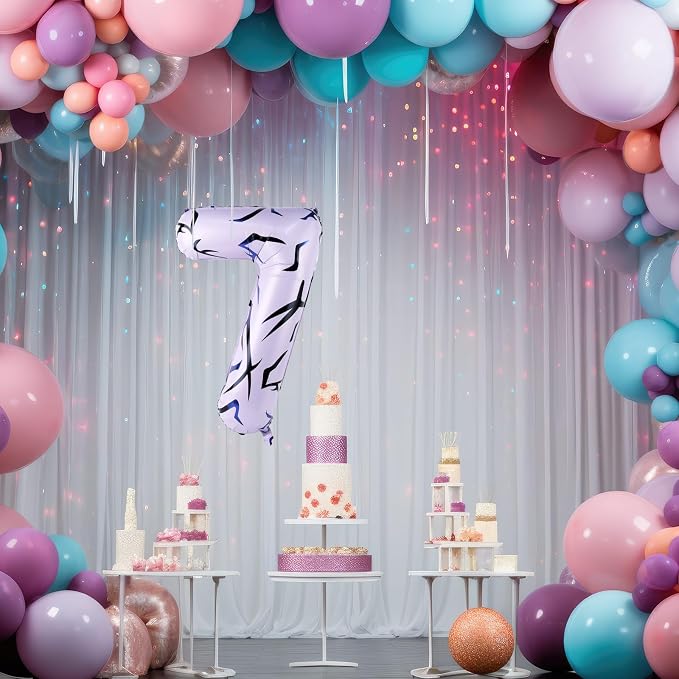 40 Inch Kpop Theme Number 7 Balloon, Birthday Party Decorations - Image 5