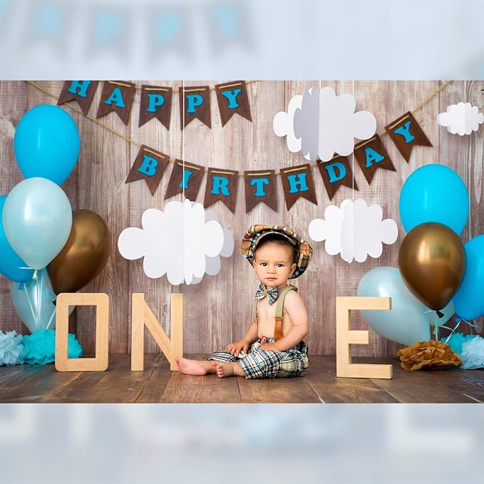8 Pcs 3D Cloud Decoration Hanging - Image 7