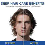 Years calm Shower Cap for Men, Waterproof & Heat-Retaining Hair Treatment Cap – Reusable Men’s Shower Cap with Foil Lining, Elastic Band, for Steam Care, Hair Mask & Oil Conditioning