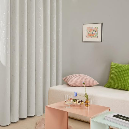 Deconovo Living Room Curtains 72 Inches Long, Thermal Insulated, Room Darkening - Image 5