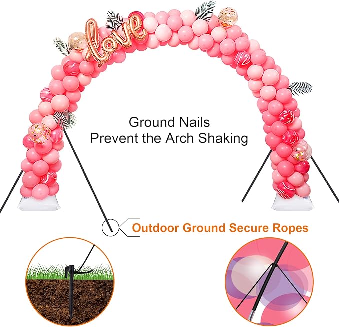 Chamvis Balloon Arch Kit with Electric Balloon Pump, Adjustable Balloon Arch - Image 5