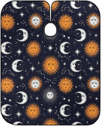 Full Coverage Professional Salon Cutting Barber Hairdressing Cape, Dyeing Salon Apron Sun Moon Stars Constellation Hair Cutting Cloak for Hair Cutting Styling