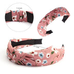 VELSCRUN Hairband - 12 Pack Wide Knotted Headbands for Women - Elastic Turban Boho Bandeau Hair Accessories for Washing Face, Yoga, Running, Hiking, Party, Traveling, Shopping