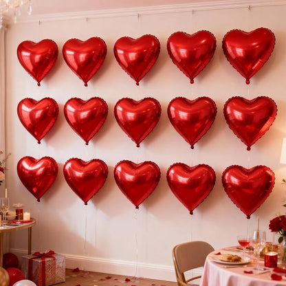 Red Heart Balloons - Image 5