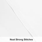 NTBAY 2 Pack Satin King Pillowcases for Hair and Skin, Luxurious and Silky Pillow Cases with Envelope Closure, 20x40 Inches, White