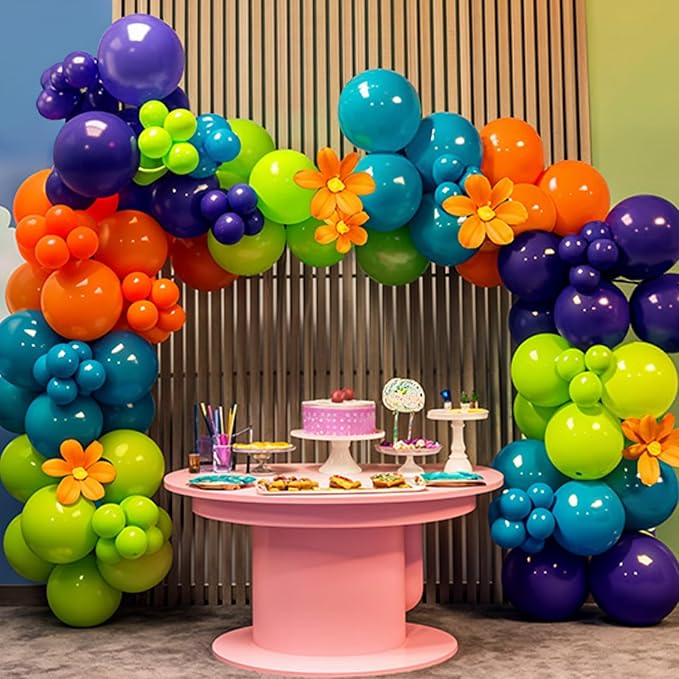 Blue Green Orange Balloons - Image 5