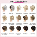 REECHO Ponytail Extension, 9" Claw Clip in Short Curly Wavy Pony Hair Extension Jaw Clip on Pony Tail HP001 Hairpiece for Women - Dark Chocolate Brown