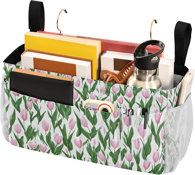 Bedside Caddy Hanging Bunk Bed Caddy Bed Organizer Hanging Pocket - Image 3