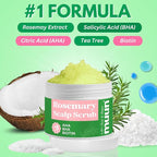 Muun Rosemary Shampoo Bars and Conditioner Set 3 - Hair Growth, Anti Hair Loss, Hair Regrowth, pH Balanced, Sulfate & Silicone Free - Solid Soap Easy for Travel (Rosemary scalp scrub)
