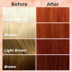 MOEHAIR Semi-Permanent Hair Color | Cowboy Copper Hair Dye 8 Oz | No Ammonia, Sulfate or Paraben | Vegan & Cruelty-Free | Voodoo Venetian Red Copper Hair Color | Gentle, Non-Drippy & Intermixable