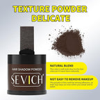 Sevich Hairline Powder 10g 2-Pack with Brush, Instantly Conceals Hair Loss & Thinning, 48H Waterproof Root Touch Up Powder, Natural Hair Shadow Toppers for Women & Men, 2 Box = 5 Boxes,Dark Brown